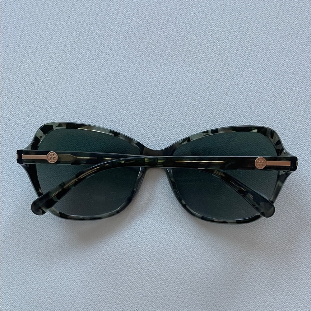Tory Burch Gray Patterned Sunglasses - image 2